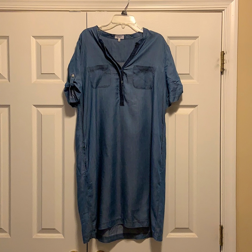 Classic denim dress